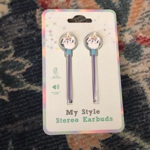 My Style Stereo Unicorn Earbuds